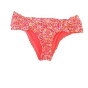 NWOT Gilly Hicks Hollister Ruched Floral Bikini Bottom Size Small
